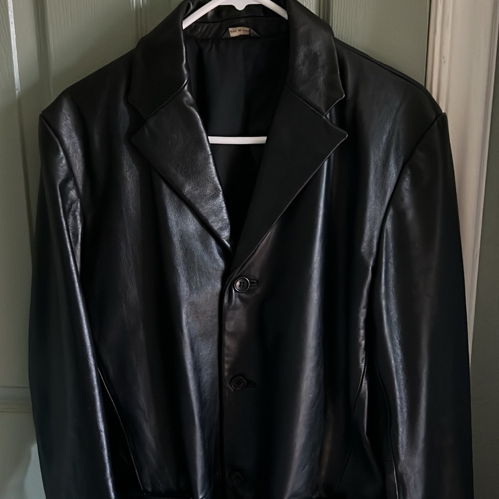 Banana Republic Black Leather Jacket
